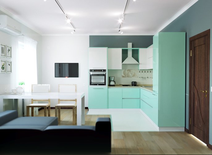 Cách phối màu thiết kế phòng bếp theo phong cách hiện đại