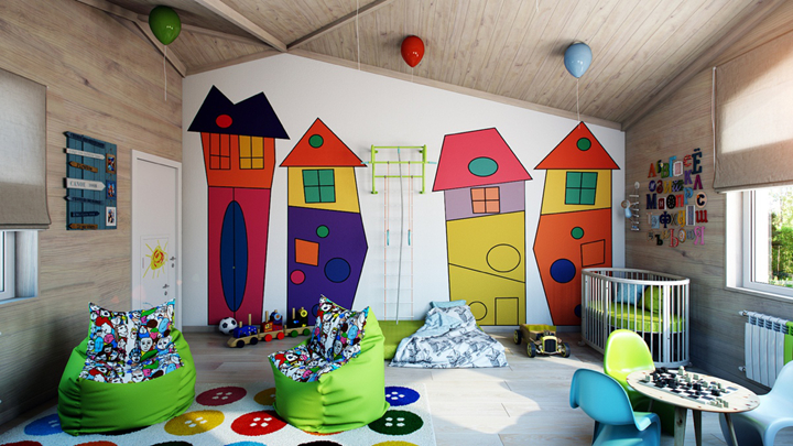 Cách thiết kế phòng ngủ tươi sáng và ngập tràn sắc màu cho trẻ
