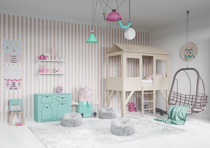 Thiết kế phòng ngủ mang lại cảm hứng cho trẻ em